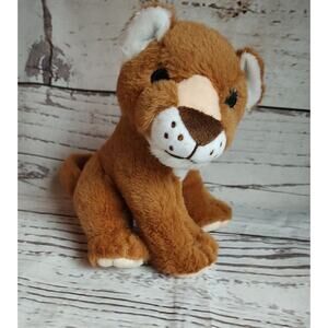 Scholastic Books Plush 6” Lion Cub Stuffed Animal Brown Small Toy New